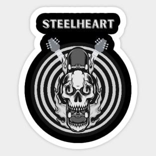 SteelHeart Band Sticker